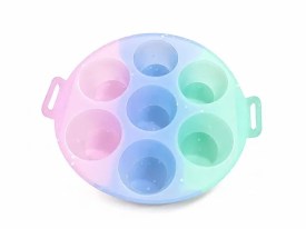 Molde silicona transparentes 7 flancitos